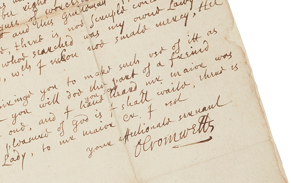 Cromwell, Oliver letter